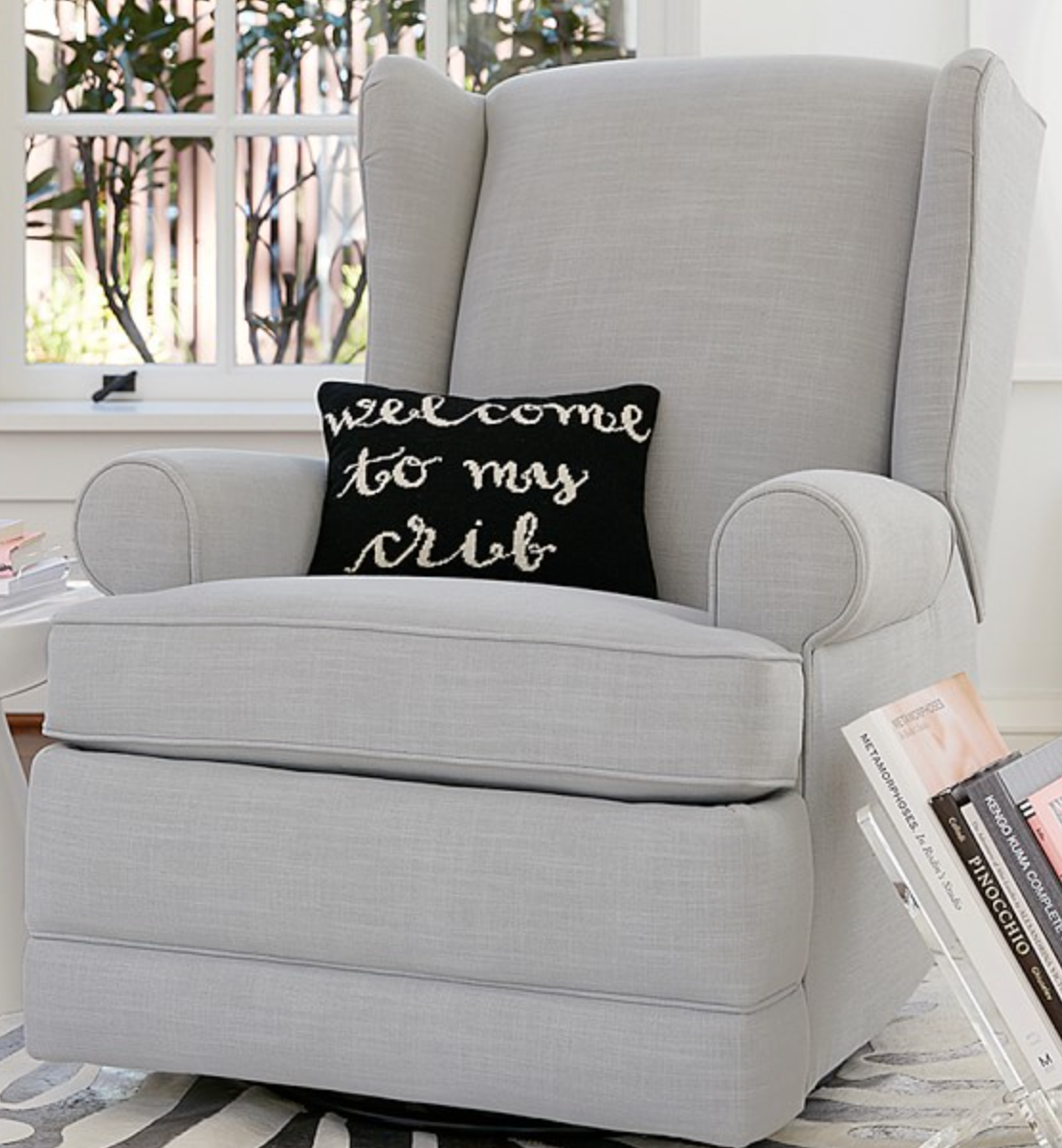 Wingback Glider and Recliner