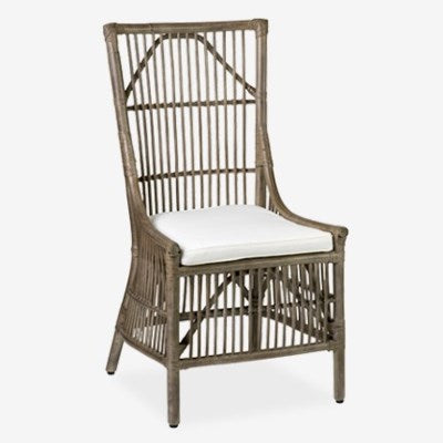 Winston Rattan Dining Chair - Grey