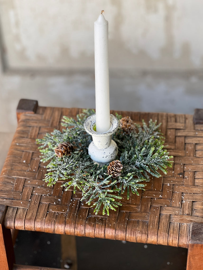 Snowshoe Hemlock Candle Ring