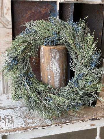 Bluestone Cedar Wreath 24"