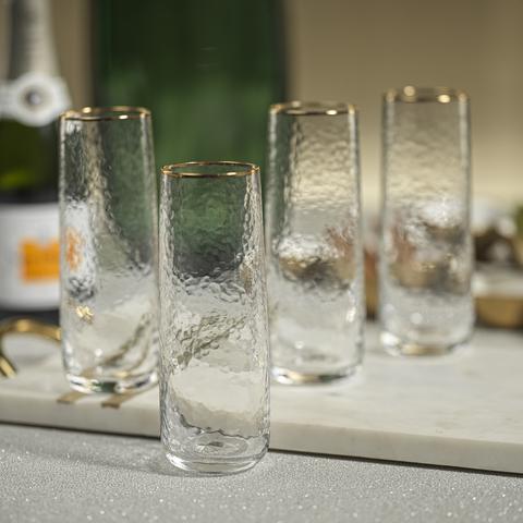 Negroni Gold Rim Glassware