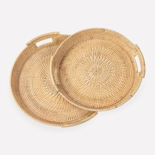 Casper Round Woven Tray