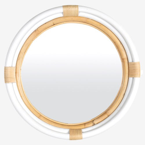 Marina Mirror - White (Two Sizes )