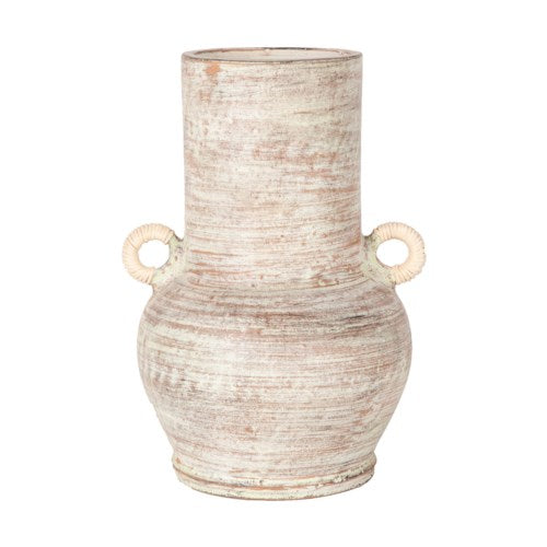 Farrah 16.5" Vase, Terracotta