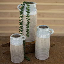 Tall Stoneware Pitchers