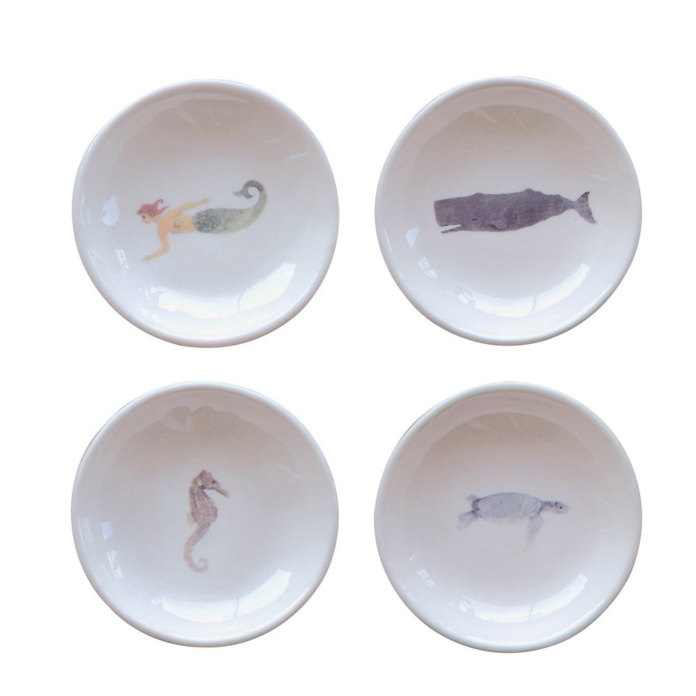 Ceramic Dish w/ Sea Life