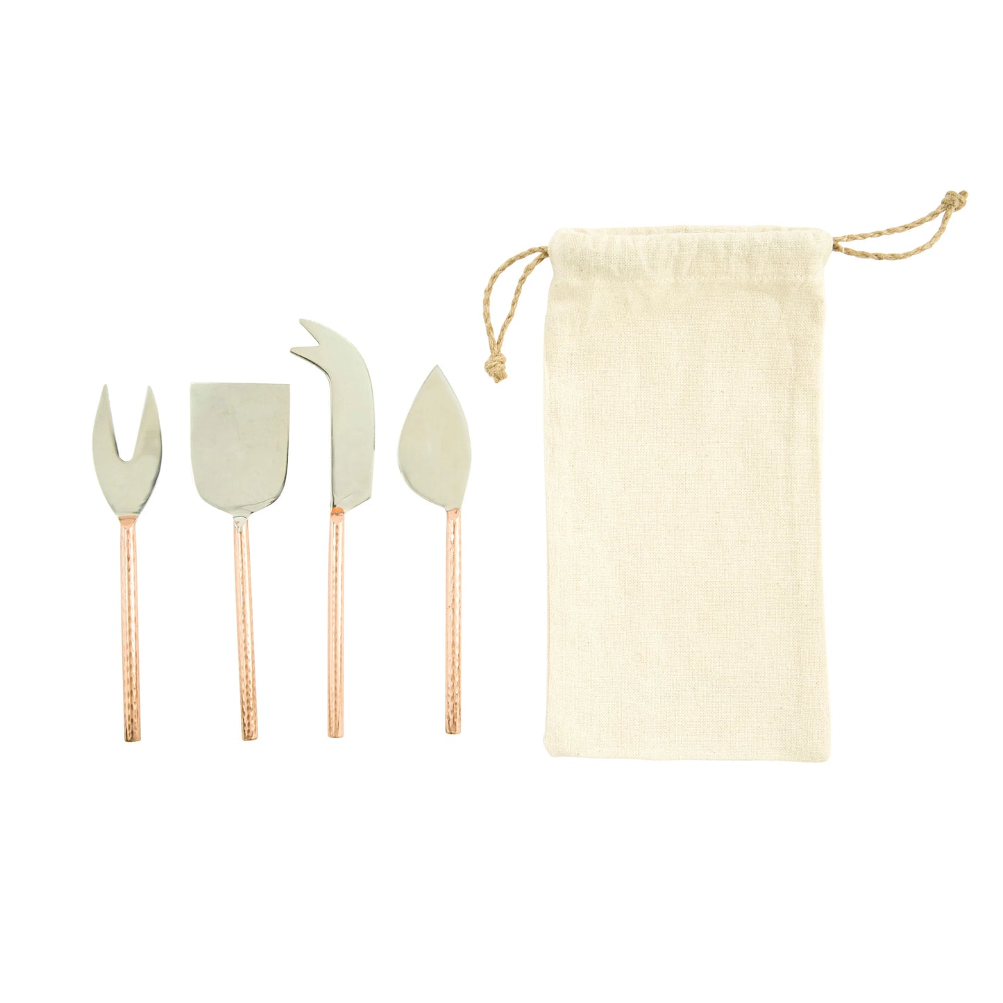 Stainless Steel Cheese Servers, Set of 4