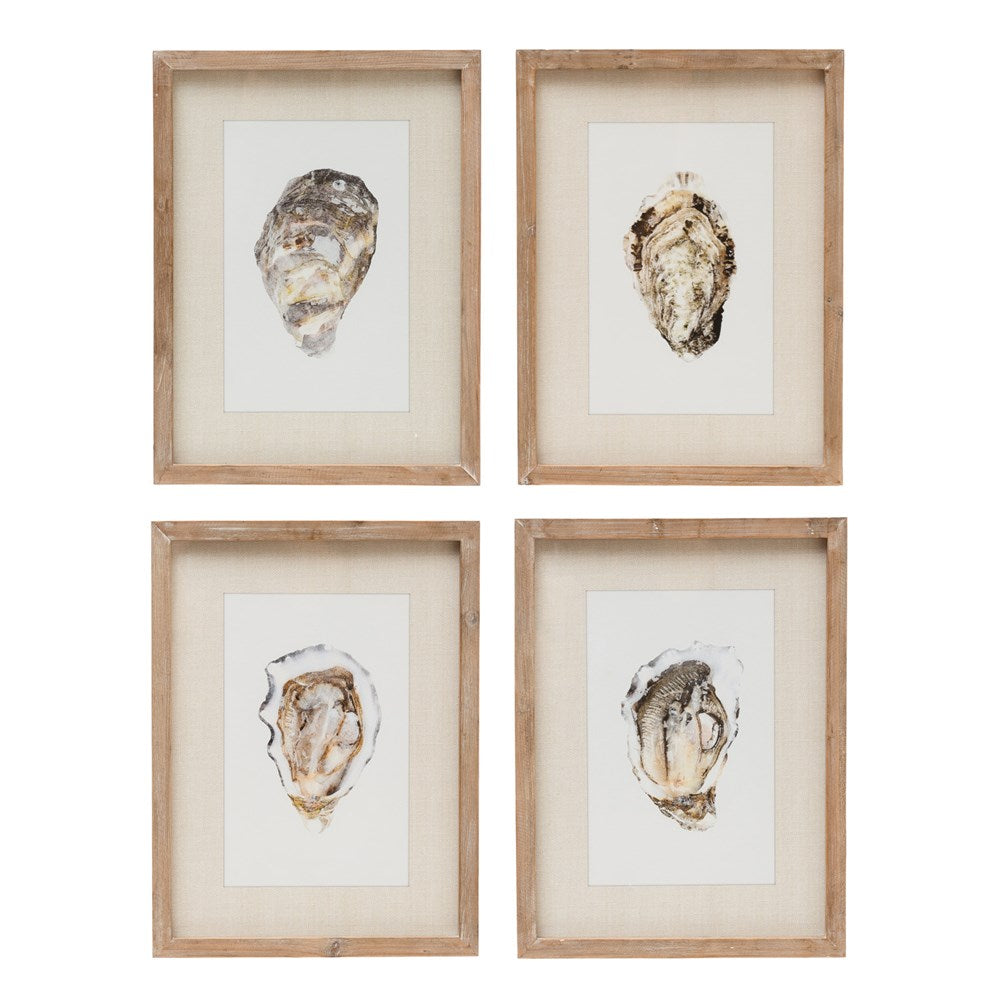 Framed Oysters - Set of 2