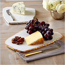 Geo Marble Cheese Board & Knife