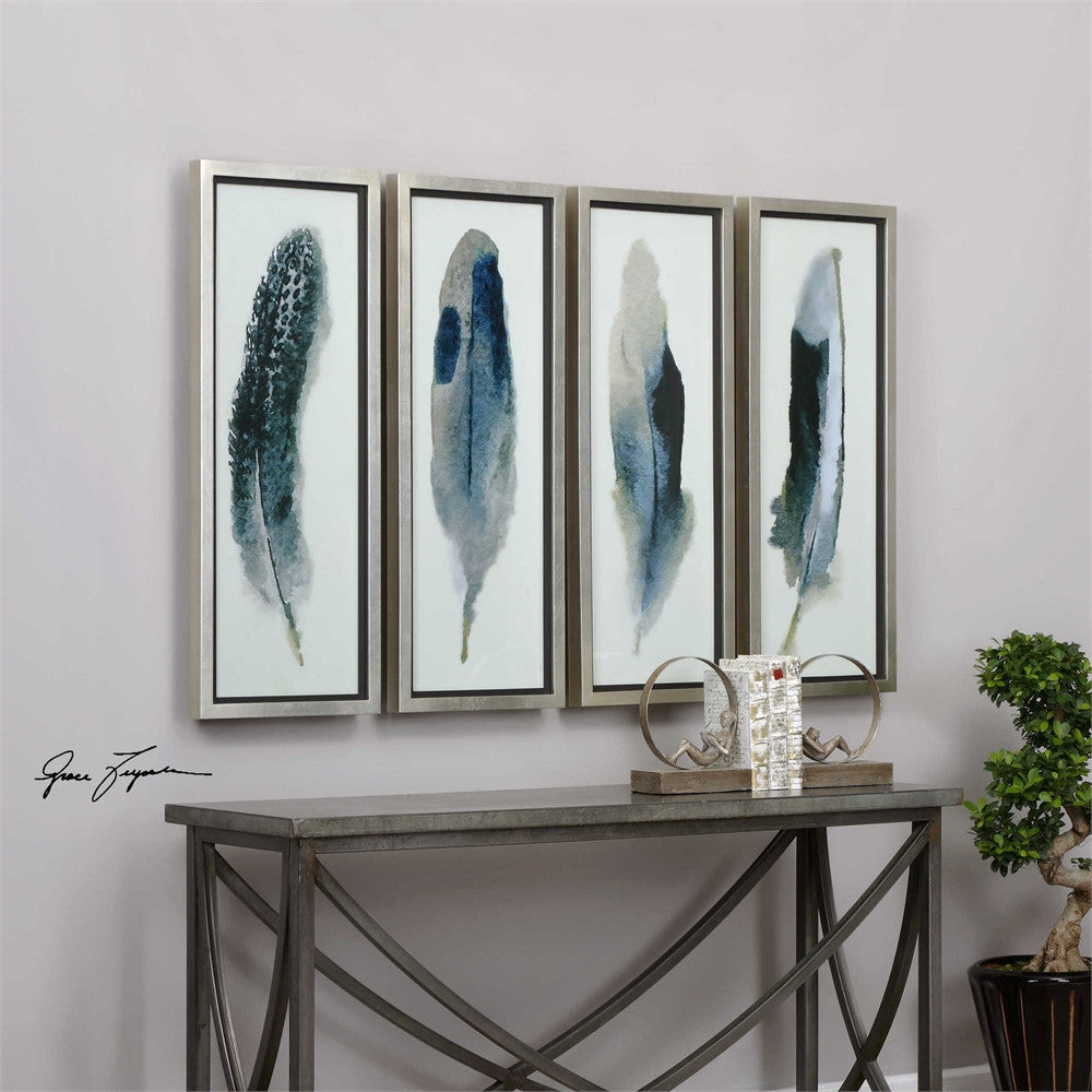 Feathered Beauty Prints - Sets of 2