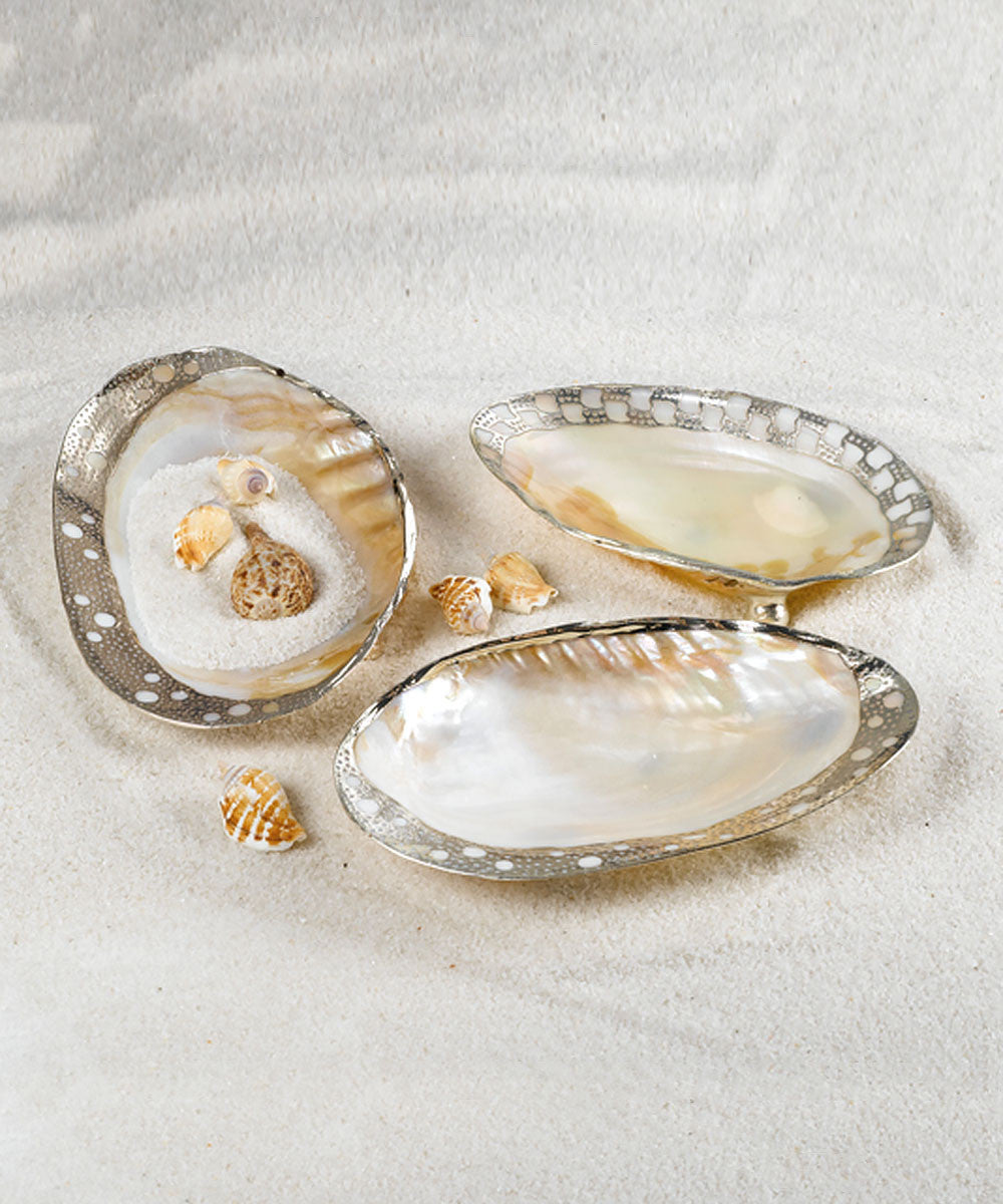 Footed Shell Dish