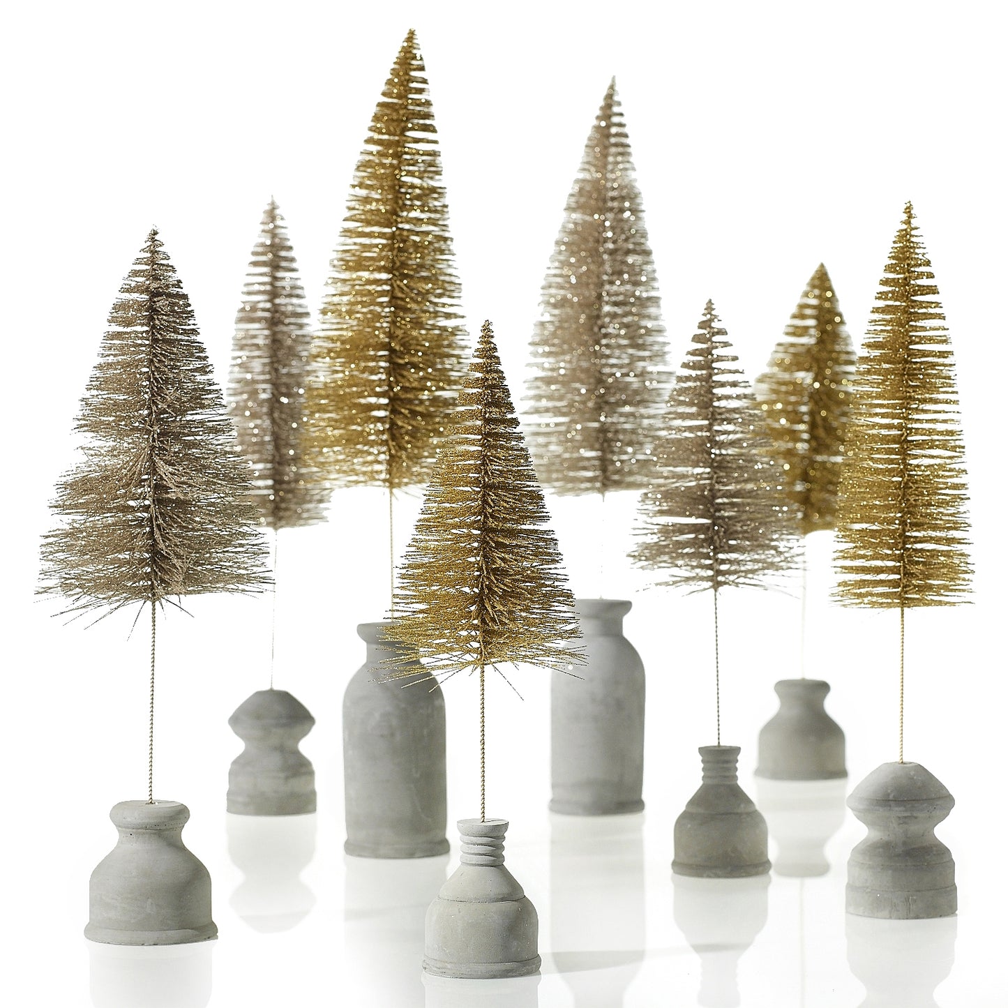 Glitter Bottle Brush Tree