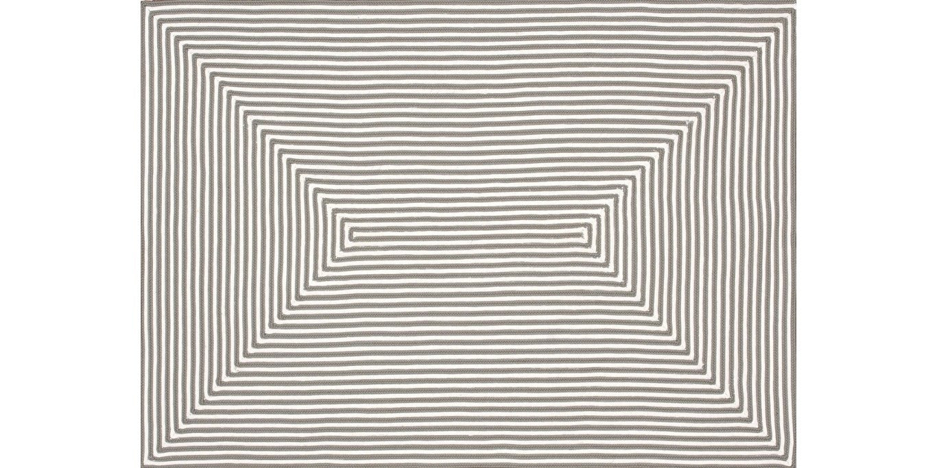 Grey Braided Rug - 7'6"x9'6"