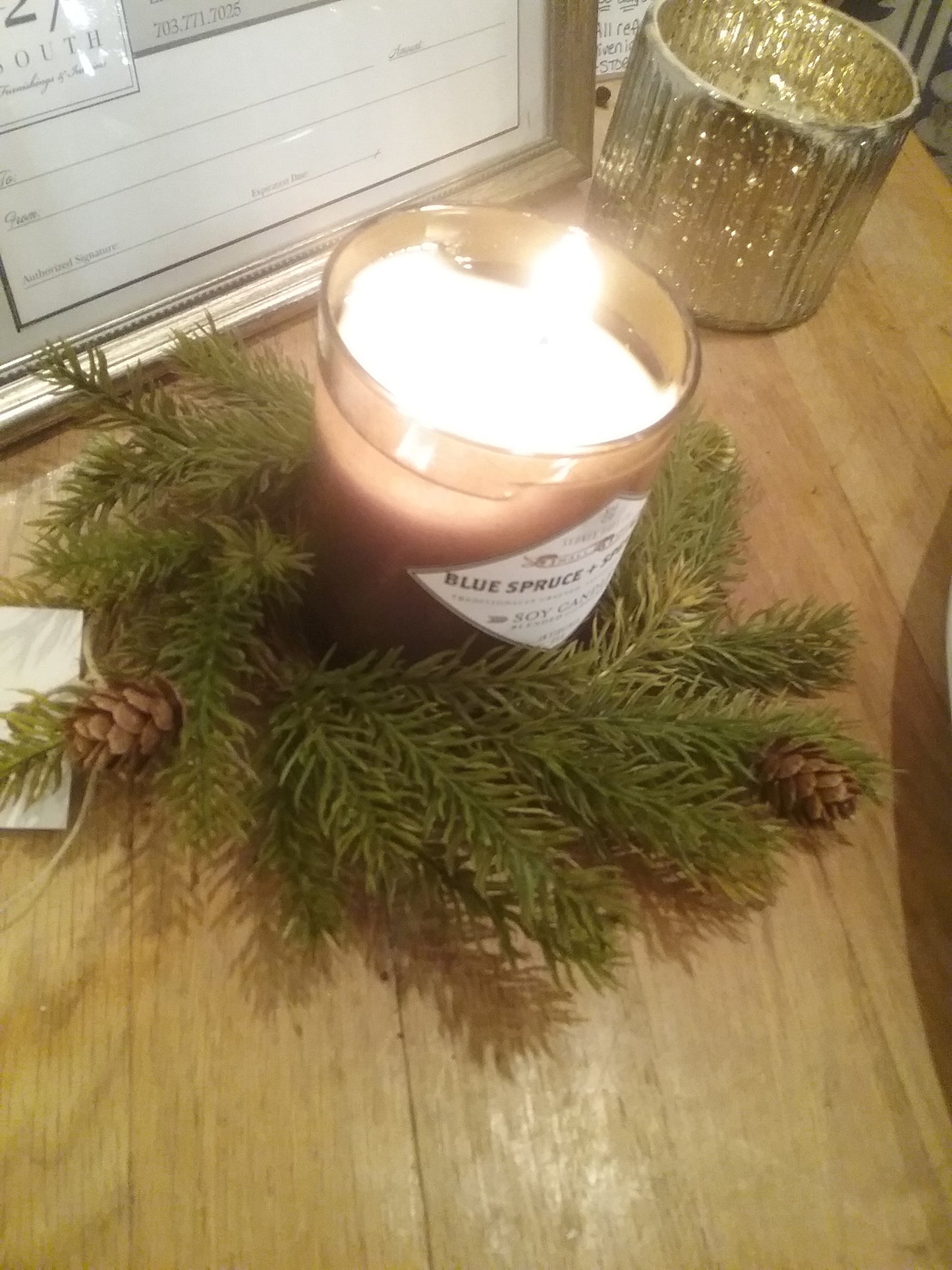 True Pine Candle Ring