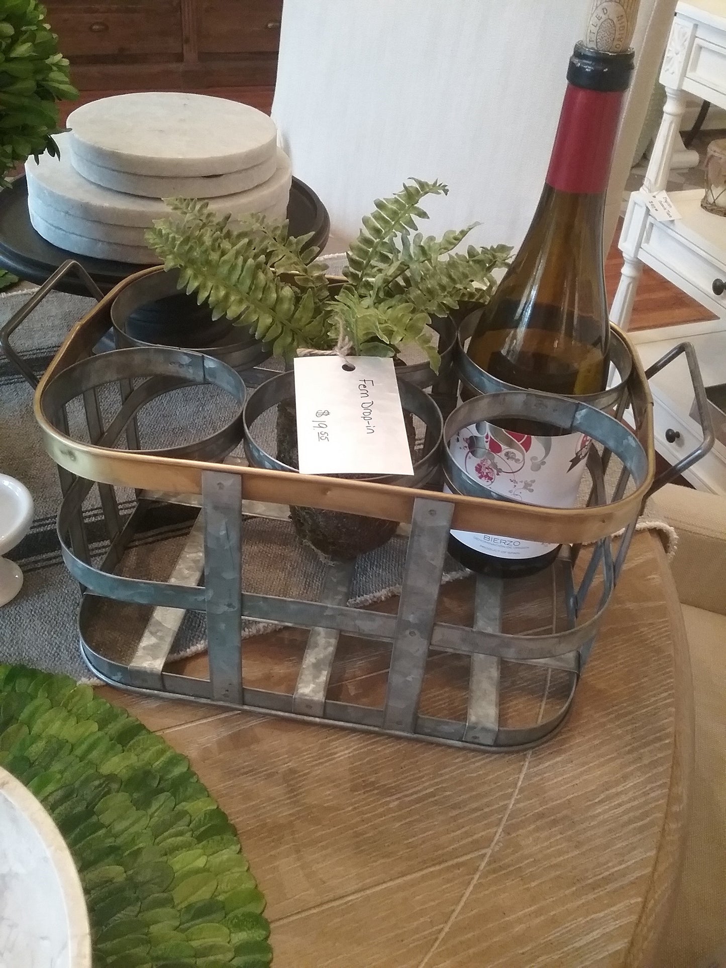 Zinc Bottle Crate