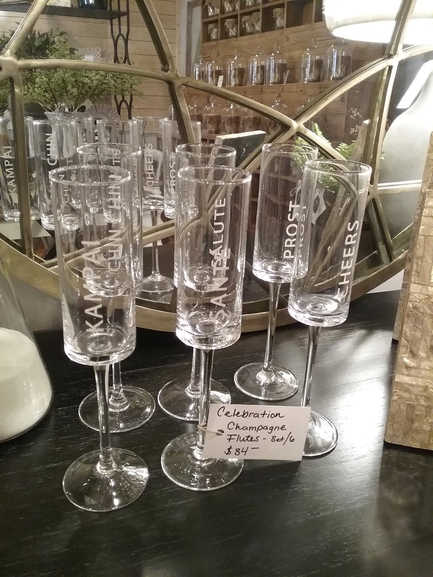 Celebration Champagne Flute S/6