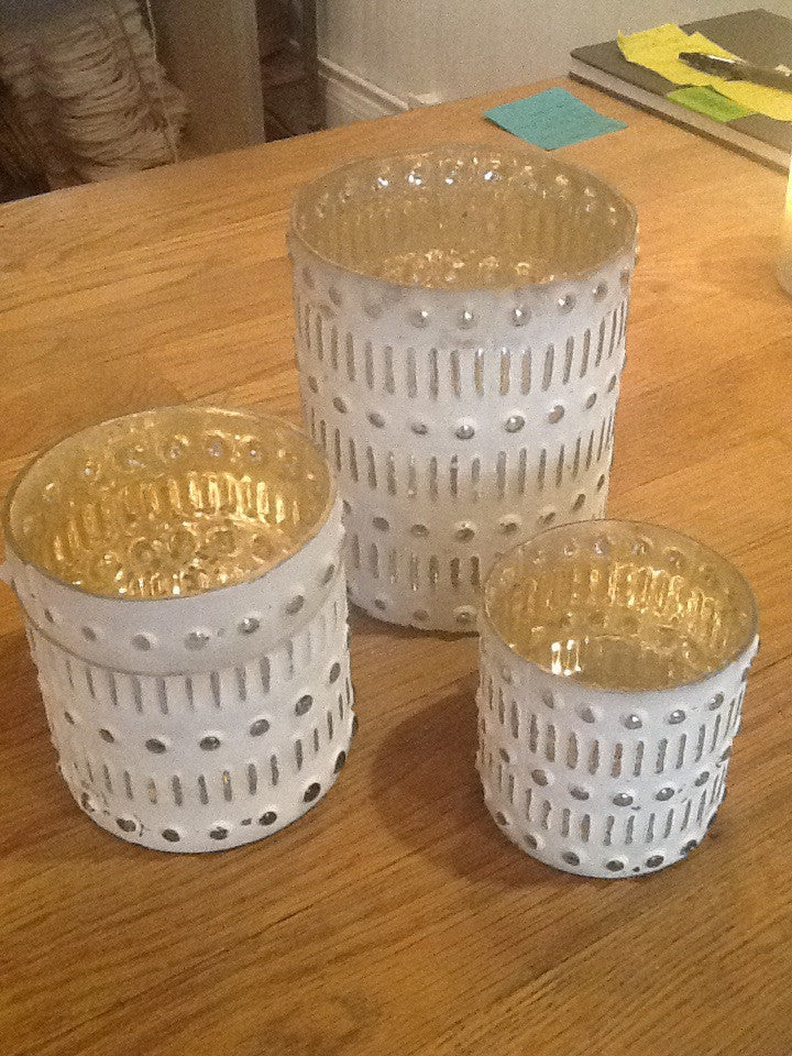 Glass Votive Holder (set of 3)