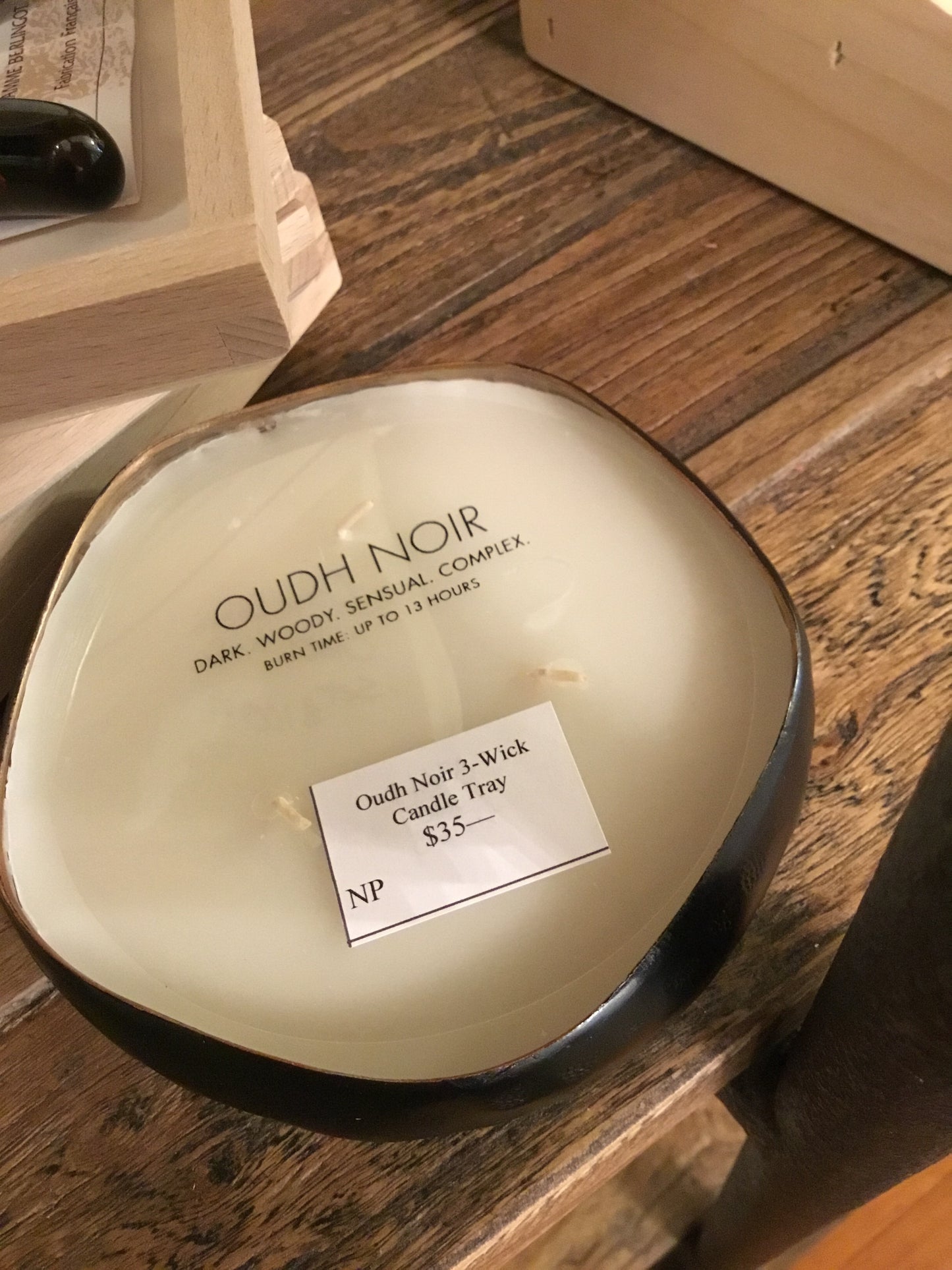 Oudh Noir 3-Wick Candle