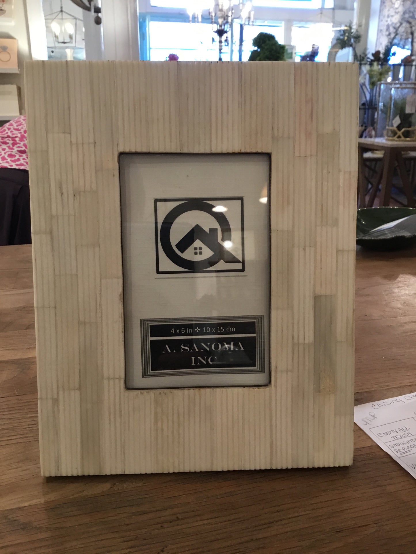 White Bone Frame