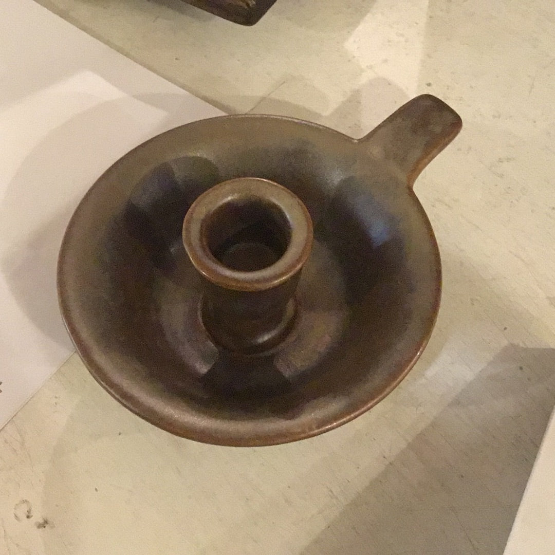 Stoneware Candle Holder