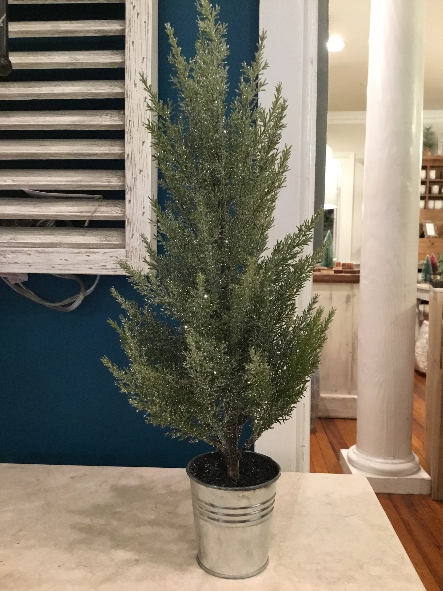 Glittered Cedar Tree