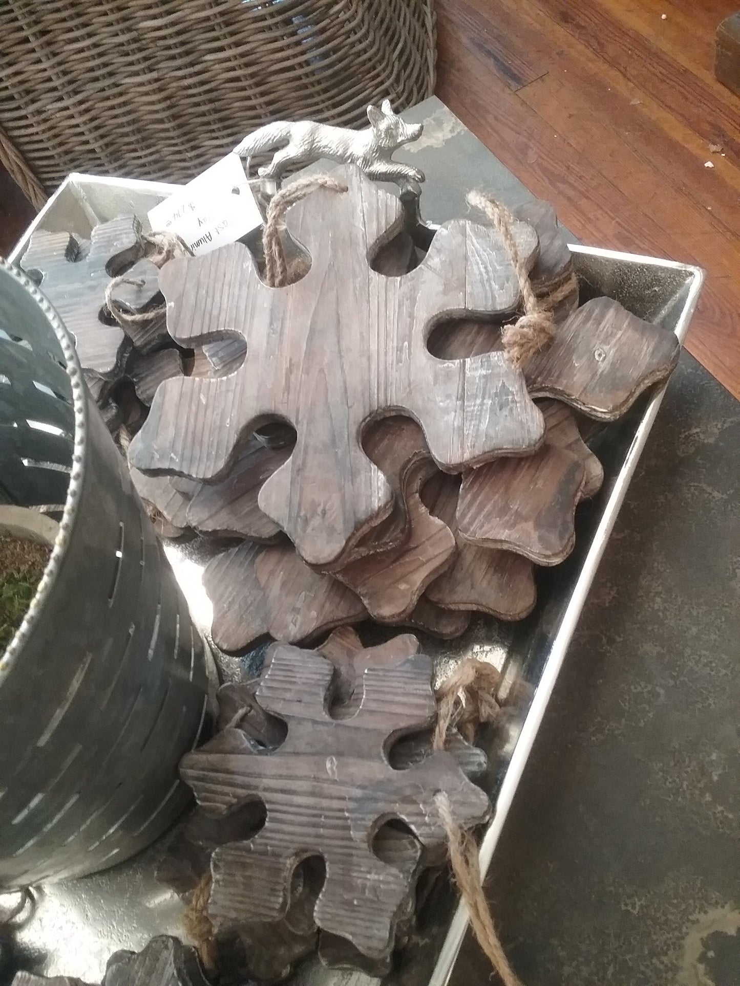 Wooden Snowflake Ornament