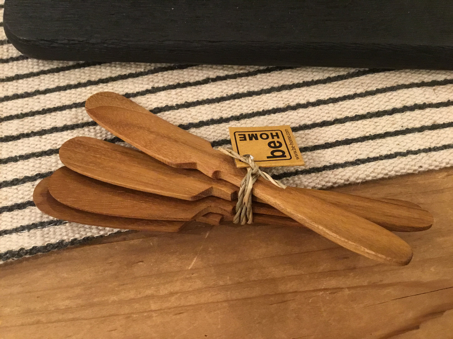 Teak Spreader Knives - Set of 4