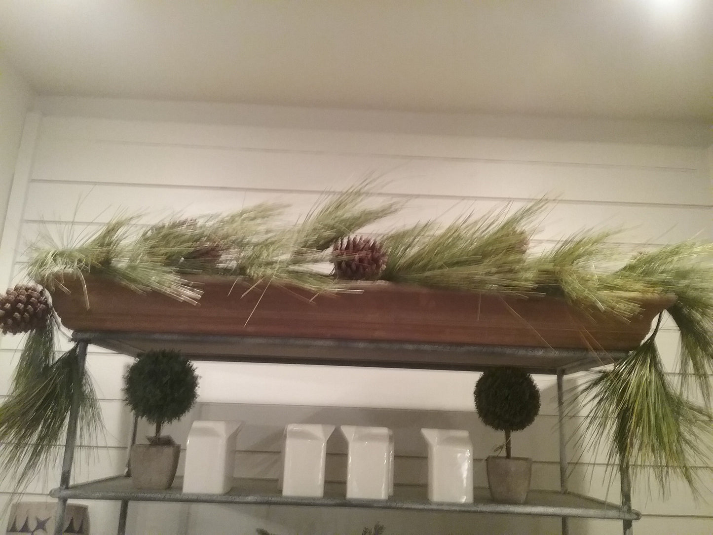 Giant Pinecone Garland
