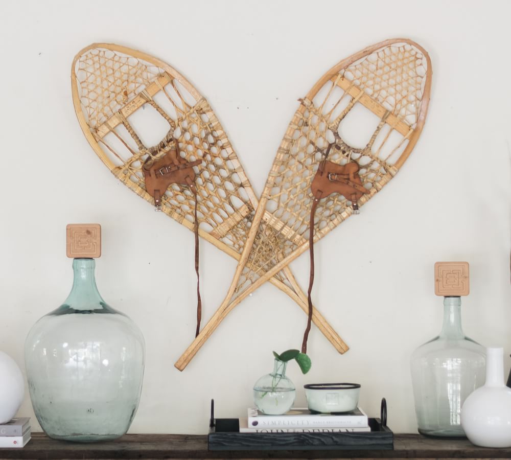 Vintage Snowshoe Set (mini)