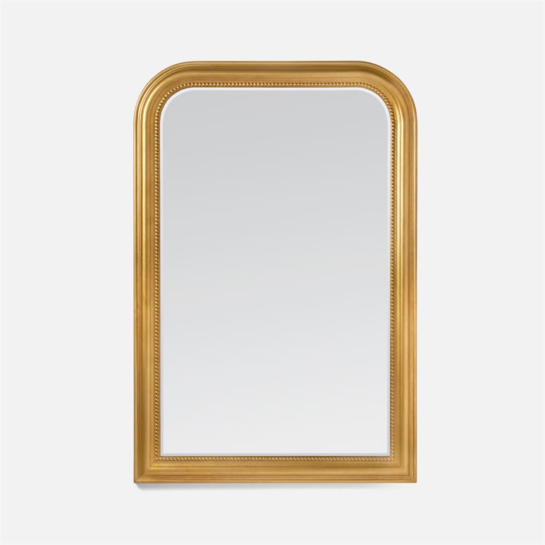 Gold Leaf Wood Phillipe Mirror
