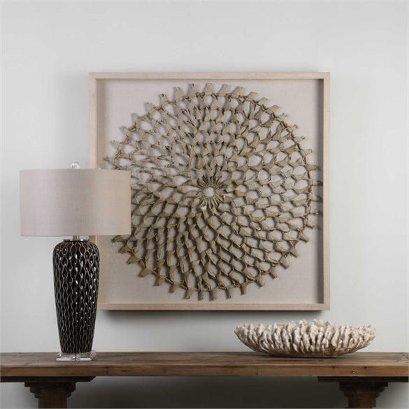 Palm Art Shadow Box