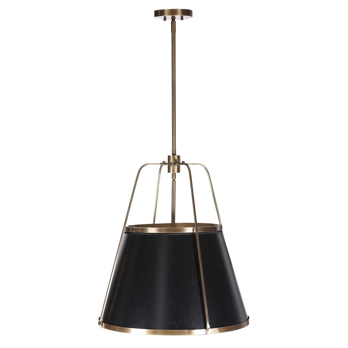 Leather Classic Pendant, 4 Light