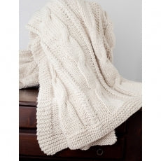 Raj Knitted Wool Throw