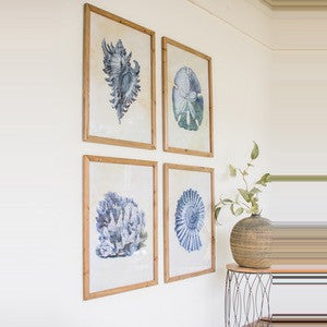 Seaside Prints S/4