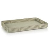 Grey Avalon Rattan Tray