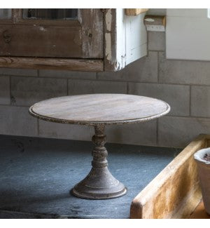 Round Weathered Display Pedestal