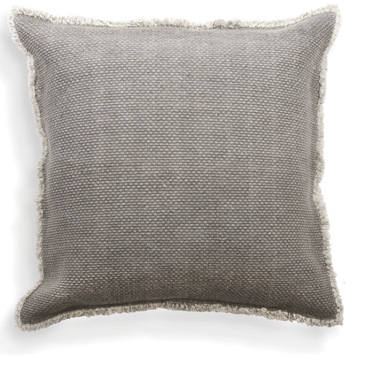 Woven Fringed 20" Square Pillow