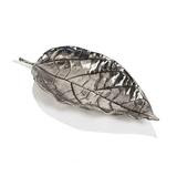 Antique Pewter Leaf Tray