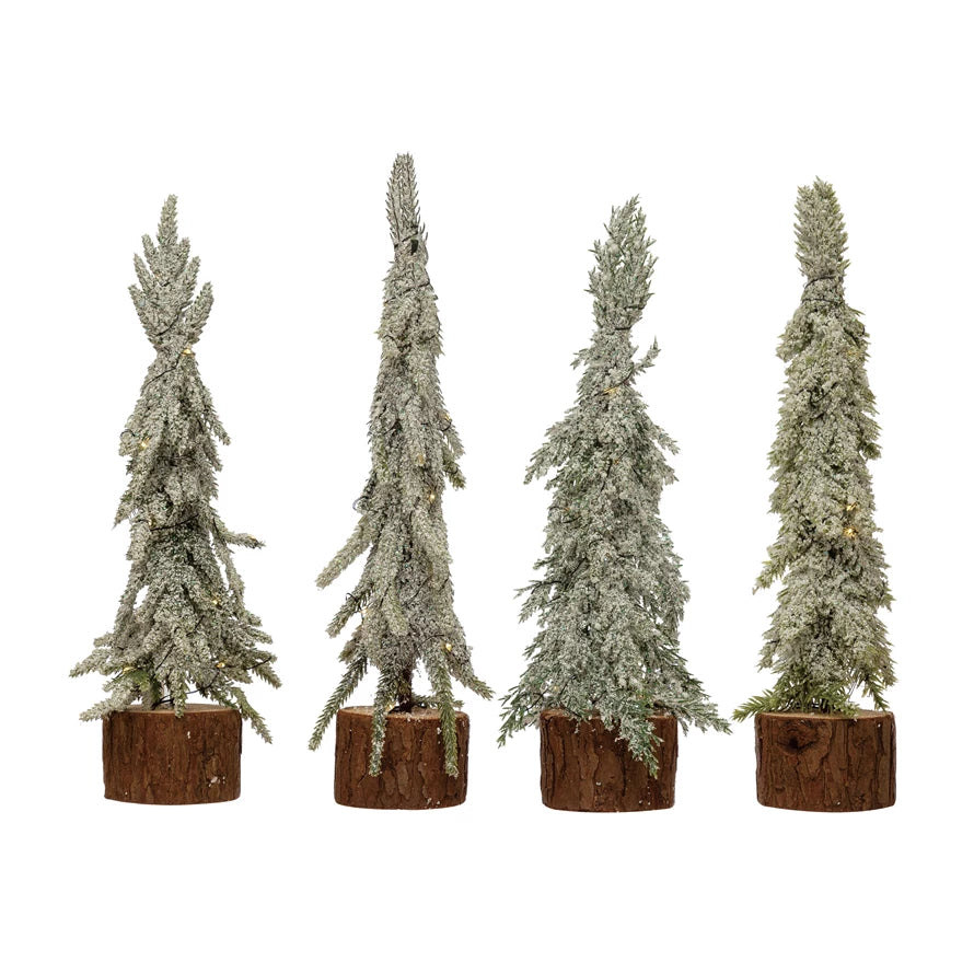 Faux Fir Tree with LED Lights