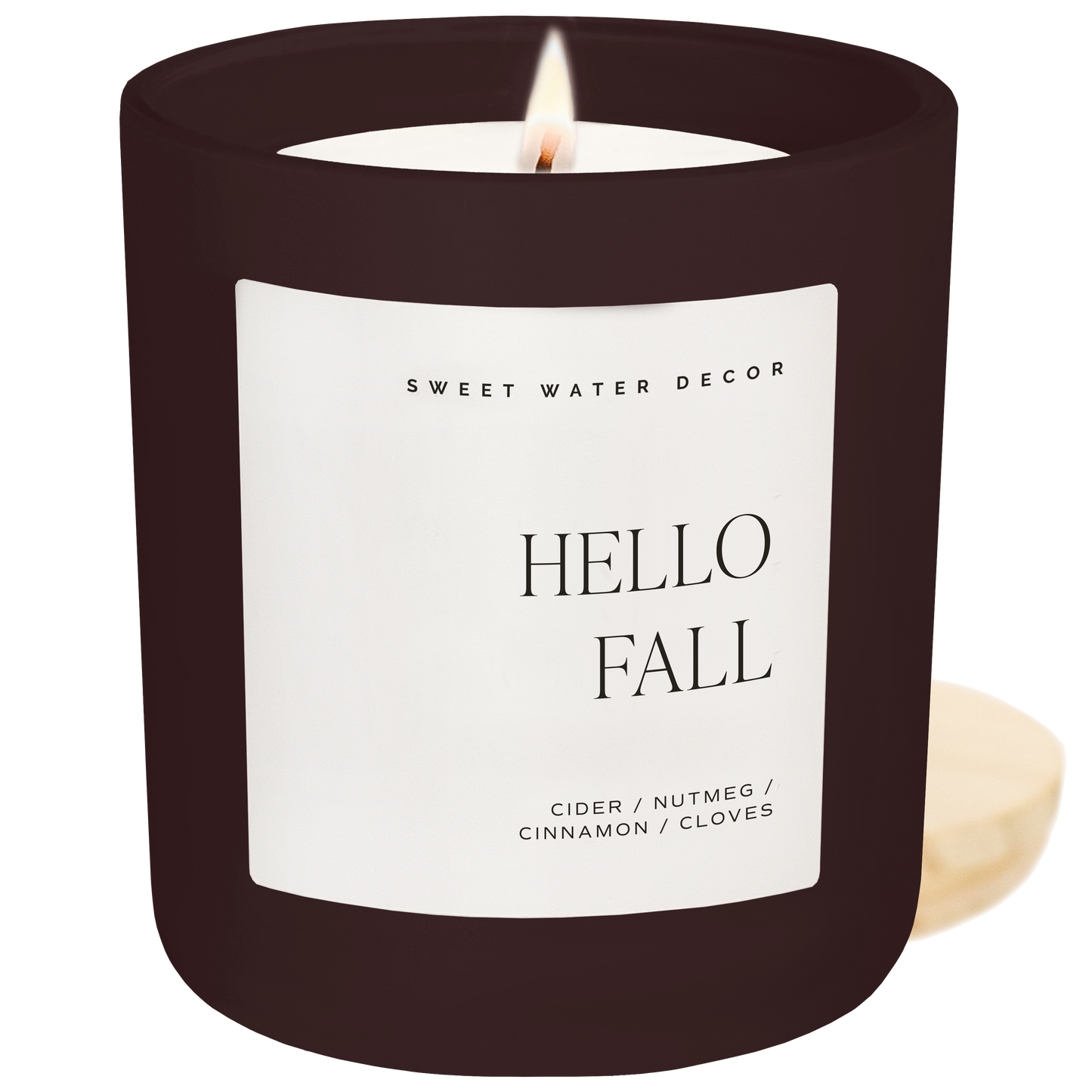 Hello Fall 15 oz Candle, Matte Jar - Fall Decor