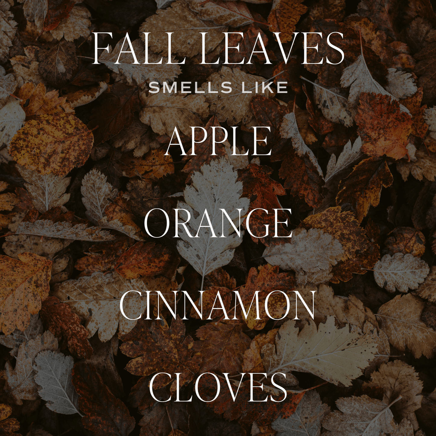 Fall Leaves 15 oz Candle, Matte Jar - Fall Decor