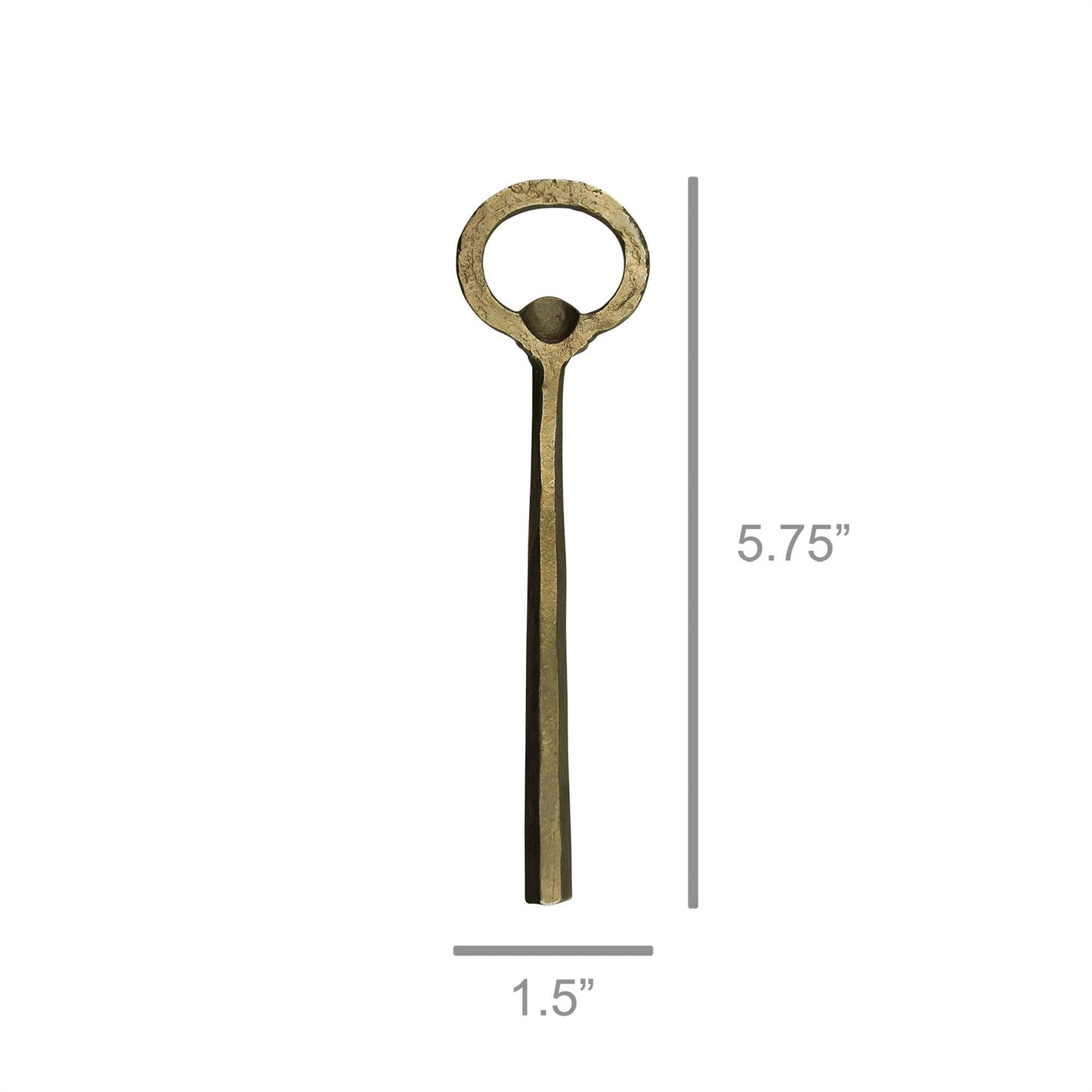Hendrix Bottle Opener, Brass