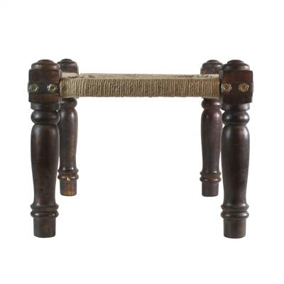Adair Woven Jute Stool
