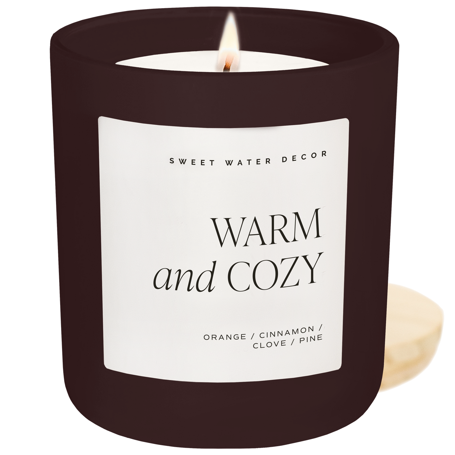 Warm and Cozy 15 oz Soy Candle, Matte Jar - Decor