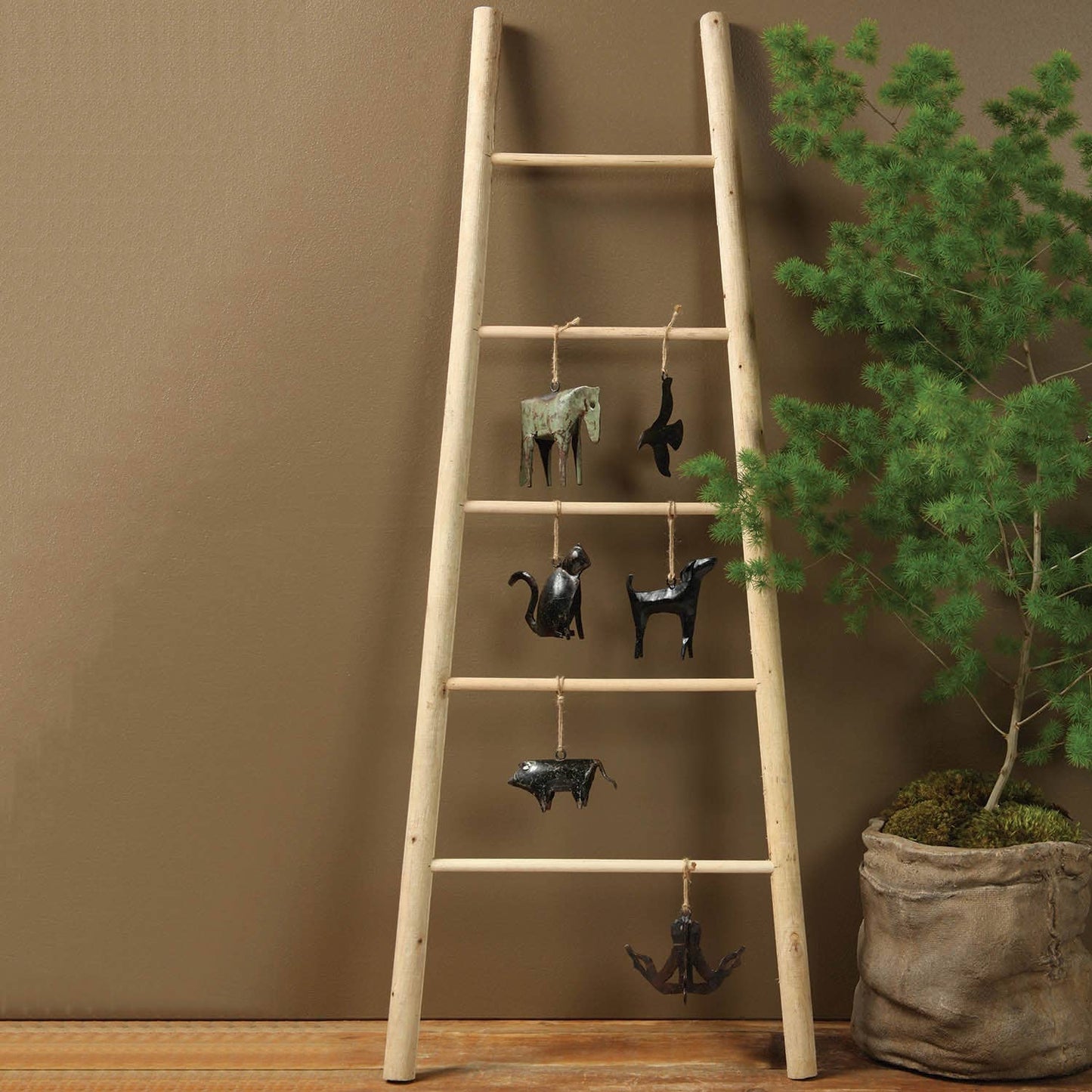 Decorative Wood Ladder - Natural.