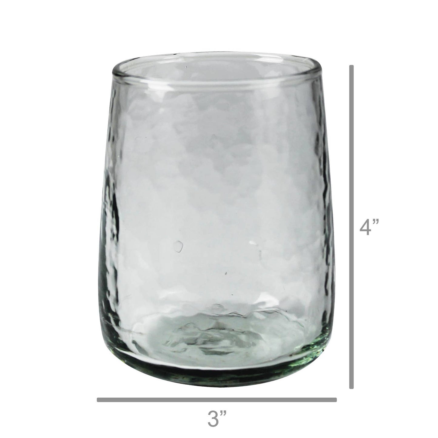 Reed Water Glass.  10 oz capacity
