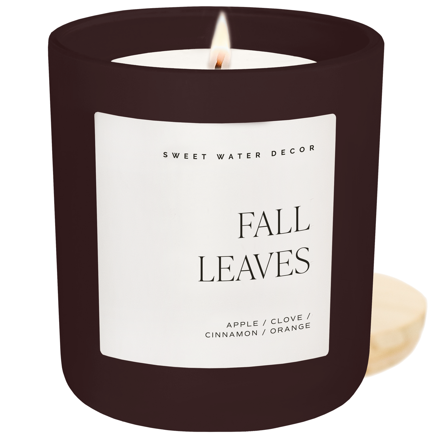 Fall Leaves 15 oz Candle, Matte Jar - Fall Decor