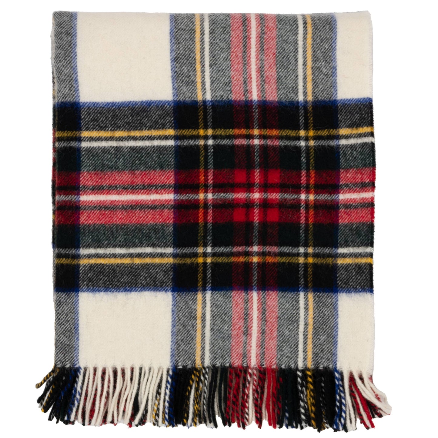 Highland Tweeds Shetland Lambswool Throw (Dress Stewart)