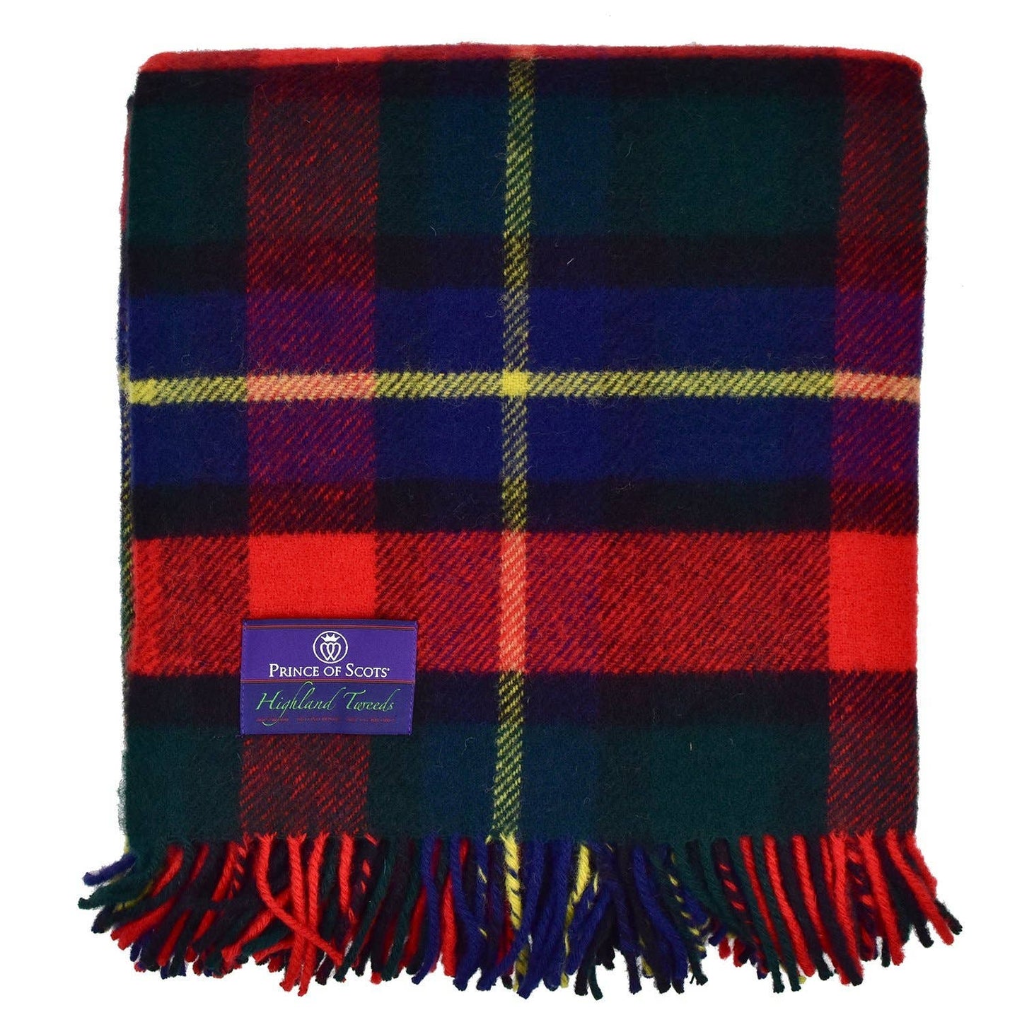 Highland Tweeds Wool Fluffy Throw  - Kilgour