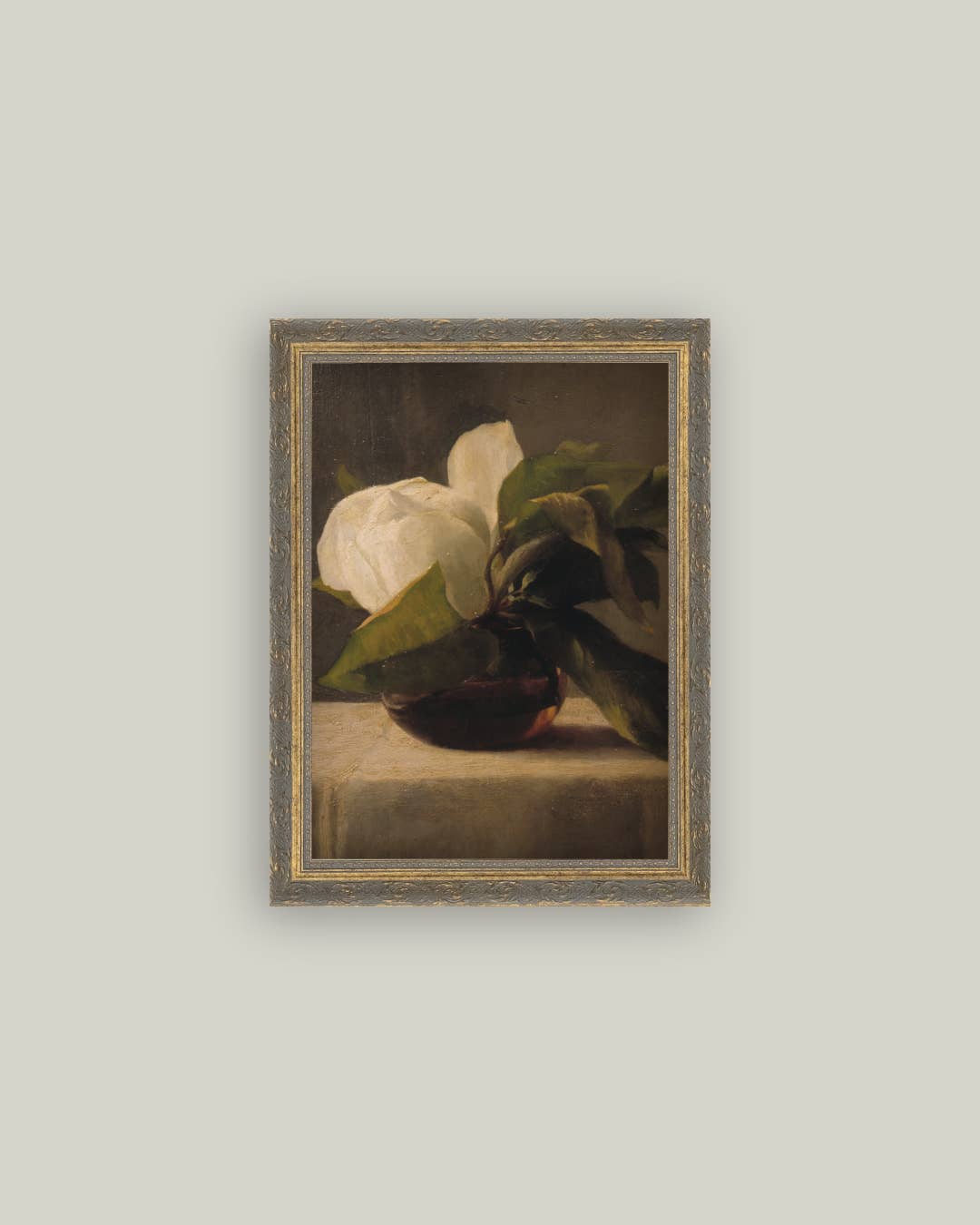 Magnolia Framed Antique Art